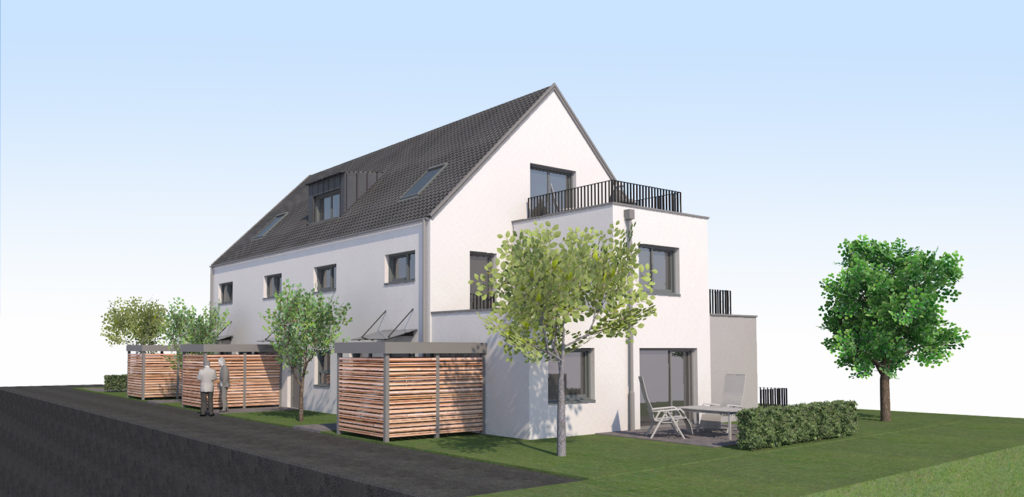 Unsere abgeschlossenen Immobilienprojekte in Landshut: Reihenhaus Landshut 